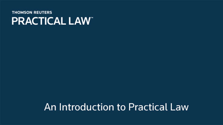An introduction to Practical Law